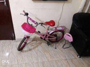Toddler Girl's Pink Bicycle