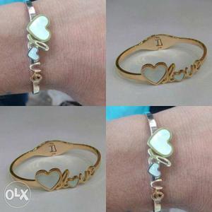 Women's Gold And Silver Bracelet