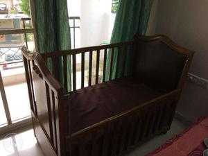 Baby Wooden Cot with box