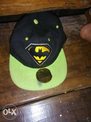 Blac And Green Cap