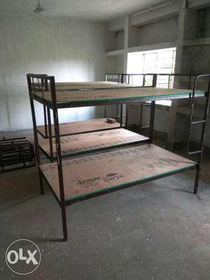Black And Brown Metal Base Bunk Beds