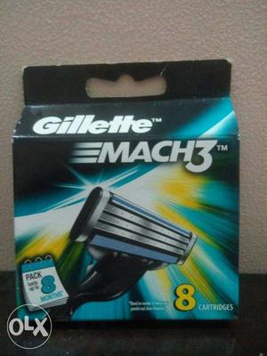 Blue And Black Gillette Mach 3 Disposable Shaver Pack