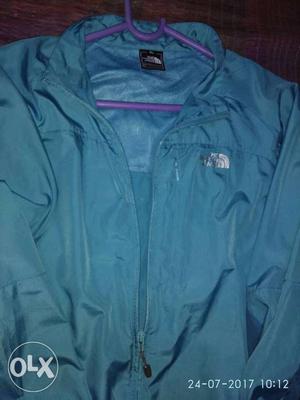 Blue The North Face Zip-up Jacket