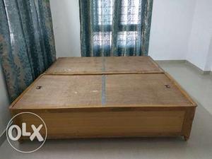 Double Bed with Storage in excellent condition with mattress