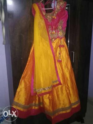 Ethnic lehenga, worn only once