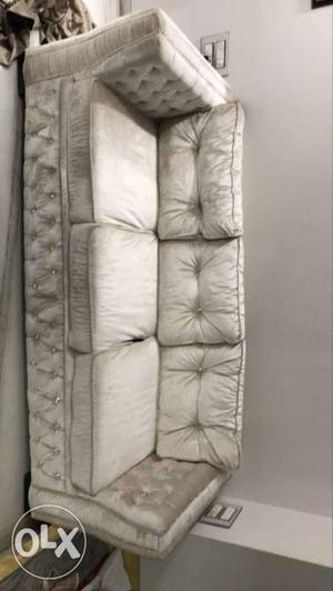Grey Fabric 3-seat Sofa