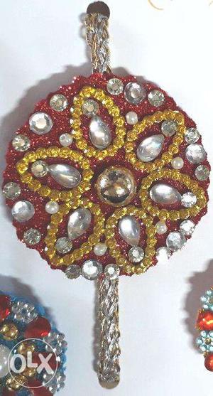 Handmade rakhis available, free home delivery