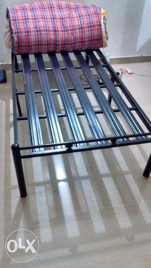 Metal Bed Cot and Almirah for Sale