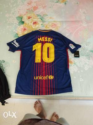 Nike FCB Messi print jersey XL size with tag never worn