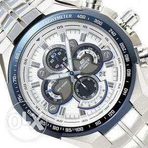 Round Chronograph Watch