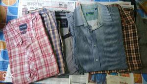 Six Old Full shirts & half for sale... Rs.40/-