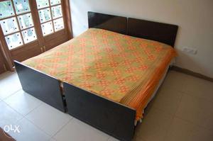 Steel Twin Beds With Mattress