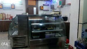 Sweets counter with AC 3 PC's excellent condition