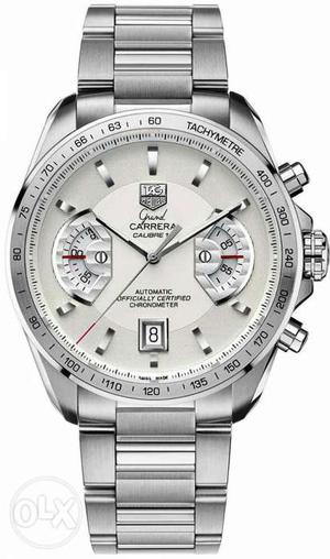 Tag heuer automatic chonoghraph watch.stop watch working.