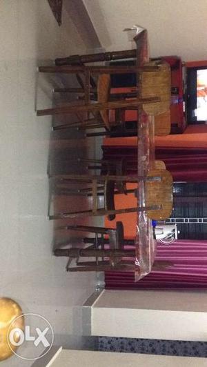 Teak dinning table..With 5 chair.Good condition..