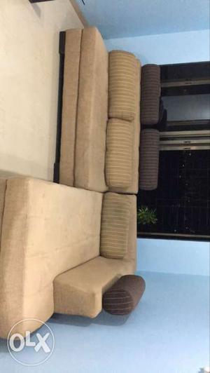 This sofa- both units can be used as a bed in the