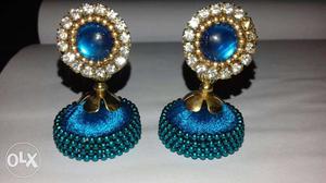 Two Gold Embellished Ornaments