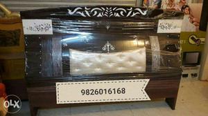 White And Black Tufted Headboard