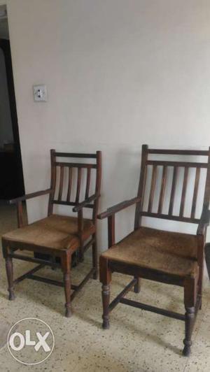 Wooden Chair - Vintage and strong (4 in no.)