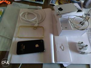 4s 64Gb, with all items like charger, data cable,