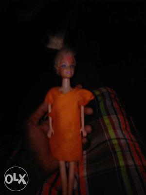 Barbie In Orange Mini Dress Doll