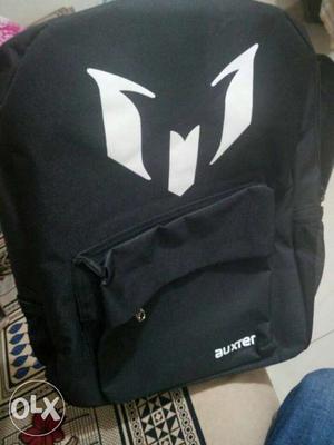 Black Auxter messi Backpack