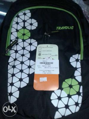 Black, White, And Brown Travolic Backpack