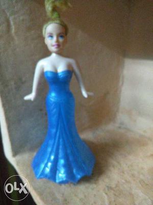 Blue Dressed Barbie Doll