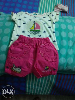 Brand new cloth set for sale.Size 0-6 months