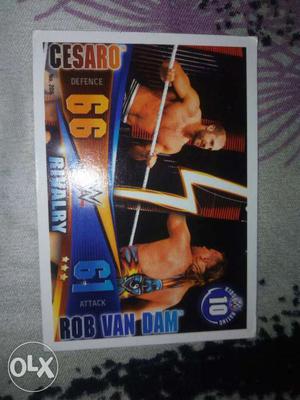 Cesaro Defence 66 Rob Van Dam WWE Trading Card