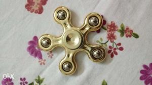 Gold 5-bearing Fidget Spinner