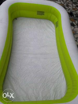 Green And White Inflatable Floater