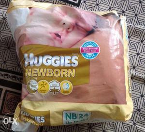 Huggies dipper for new born 12 pices