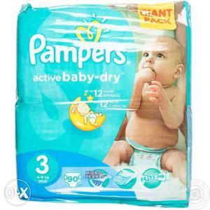 Imported pampers medium and large size.. price