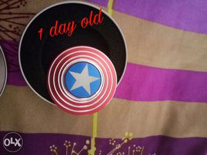 My New Captain America spinner 1 day old