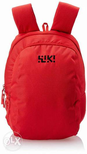 (NEW) Wildcraft Wiki Daypack 14 liters Red Kids Bag (3 - 5