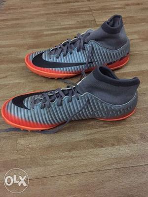 Nike Mercurial Flyknit. Size 6. Turf Football