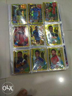 Nine Collectible Cards