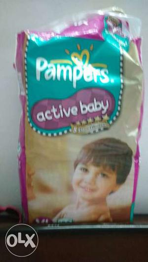 Pampers Active baby XL Diapers-38 piece. Got