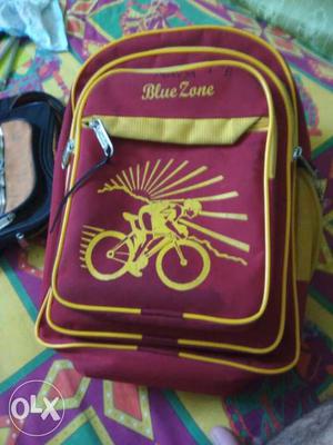 Purple And Yellow Blue Zone Backpack