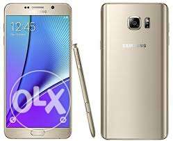 Samsung galaxy note5 single sim 64gb gold excellent