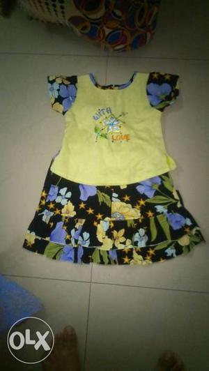 Skirt and top suitable for 1and1/2yr in a very