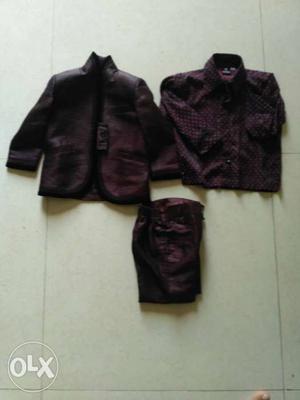 Three piece dress for one year old boy... new