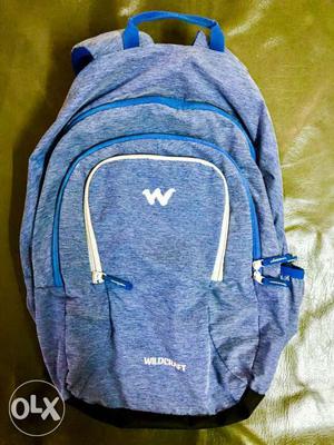 Wildcraft Blue colour backpack. 34 litres