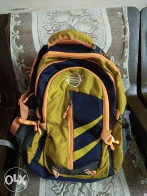 Yellow Black And Orange Backpack
