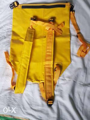 Yellow Fully Waterproof Backpack 30L