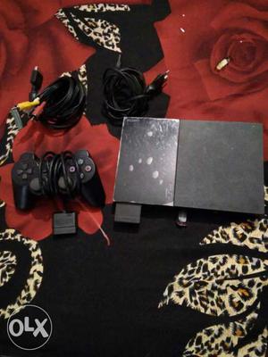 PS2 Console With Controller