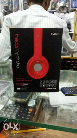 Red Beats Solo By Dr.Dre S460 Box