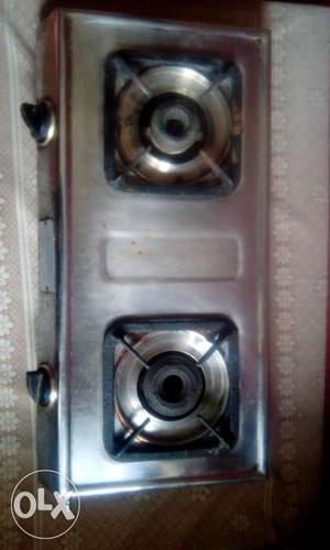 Stainless steel 2 burner gas stove. Price