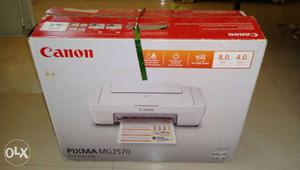 White Canon Pixma MG Box